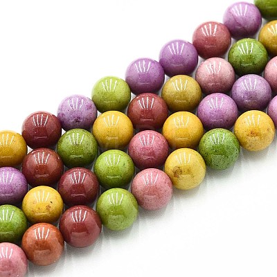 Natural Quartz Beads Strands G-N355-8mm-29-1