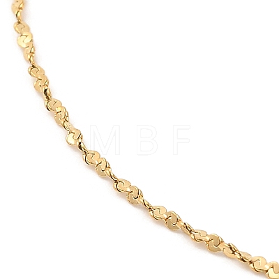 304 Stainless Steel Serpentine Chain Necklace for Women NJEW-G104-07G-1