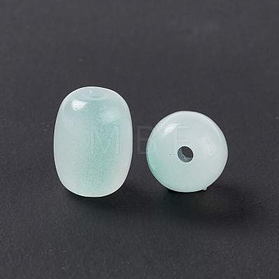Opaque Glass Beads GLAA-F117-06B-1