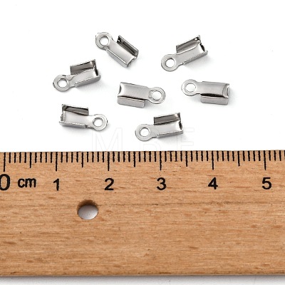 304 Stainless Steel Folding Crimp Ends STAS-R063-29-1