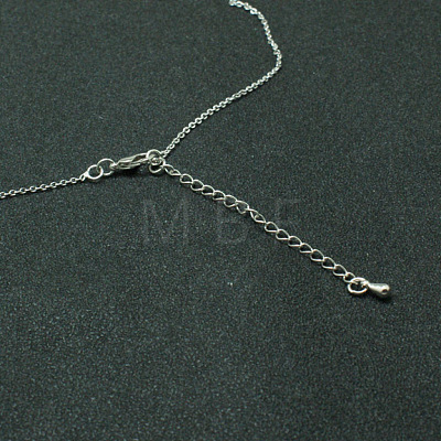 Brass Chain Necklaces MAK-F013-06P-1