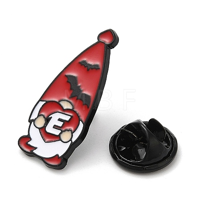 Christmas Dwarf/Gnome with Heart Enamel Pins for Women JEWB-D017-04B-EB-1