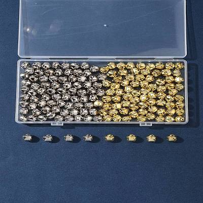 200Pcs 2 Colors Iron Bell Charms IFIN-FS0001-53-1