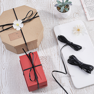 2 Bundles Flat PU Leather Braided Cord OCOR-CL0001-18C-1