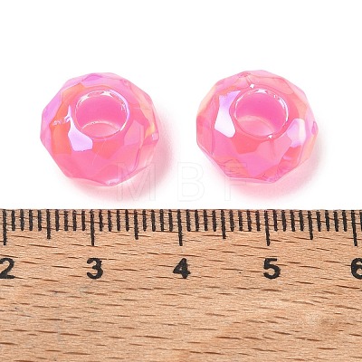 Electroplate Transpant Resin European Beads RE-CBAFF00-02A-1