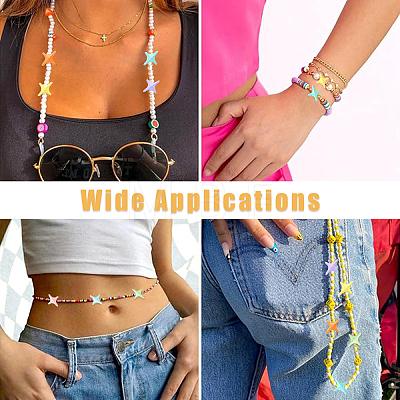 21Pcs 7 Colors Spray Painted Alloy Beads FIND-YW0012-67-1