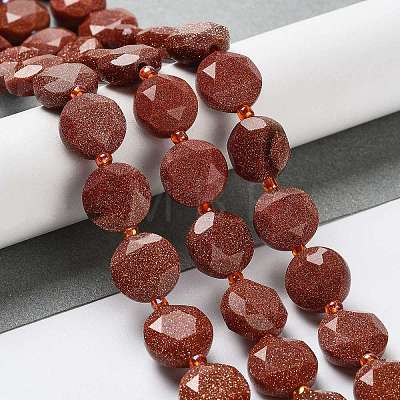 Synthetic Goldstone Beads Strands G-NH0004-003-1
