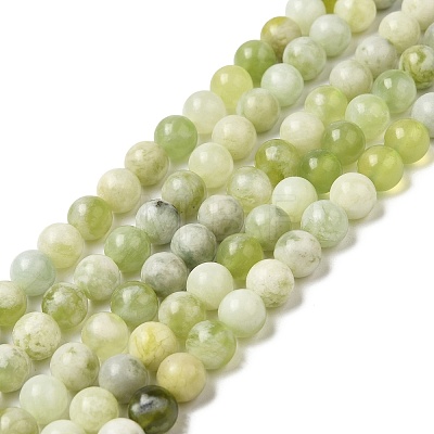 Natural New Jade Beads Strands X-G-K340-A01-02-1