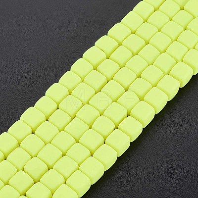 Handmade Polymer Clay Beads Strands X-CLAY-T020-09H-1
