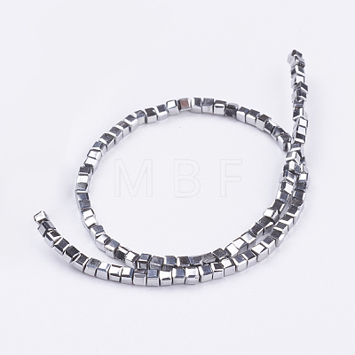Electroplate Glass Beads Strands EGLA-F013-A01-B-1