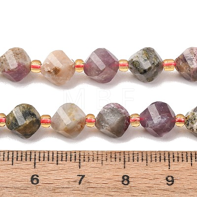 Natural Multicolor Tourmaline Beads Strands G-D110-G02-01-1