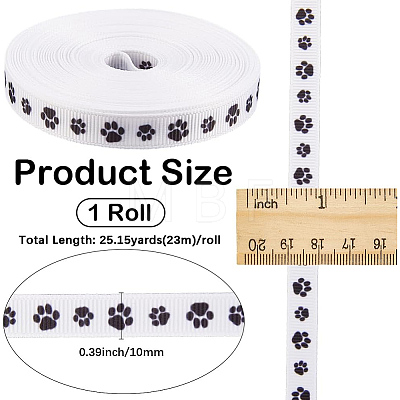 Polyester Grosgrain Ribbons OCOR-WH20002-63A-1