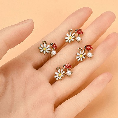 Alloy Enamel Pendants ENAM-YW0003-44-1