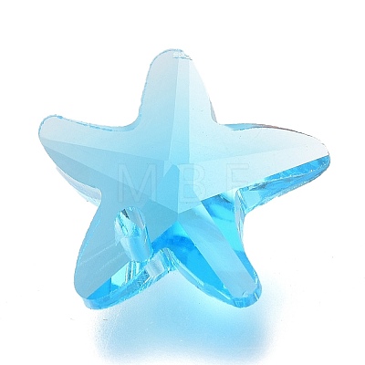 Faceted Glass Charms GLAA-H101-A-02-1