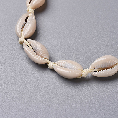 Shell Pendants Necklaces and Choker Necklaces Sets NJEW-JN02388-1