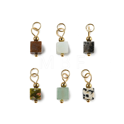 Natural Mixed Gemstone Pendants STAS-Z129-01G-1