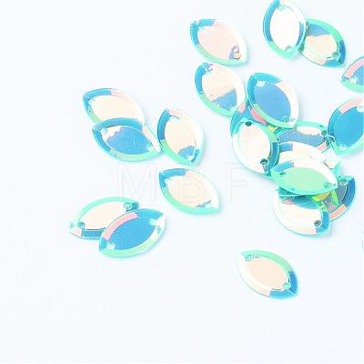 Ornament Accessories Disc Plastic Paillette Links PVC-R015-M-1