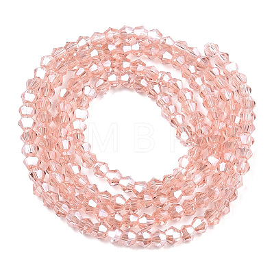 Transparent Glass Beads Strands EGLA-A039-T2mm-D15-1