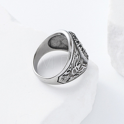 304 Stainless Steel US Military Army Finger Rings for Men YQ5798-1-1
