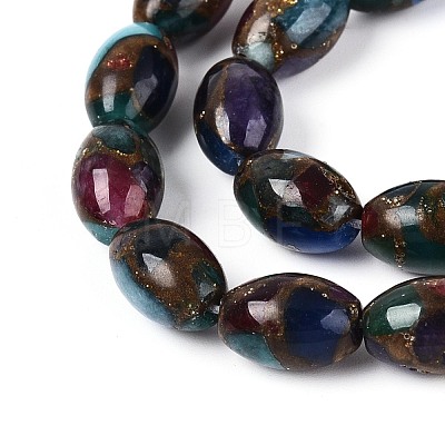 Dyed Synthetic Gemstone Beads Strands G-T144-38C-1