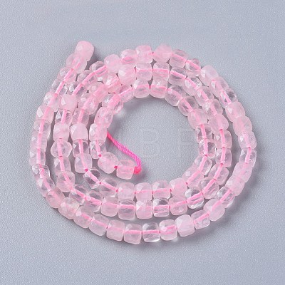 Natural Rose Quartz Beads Strands G-L537-017-1