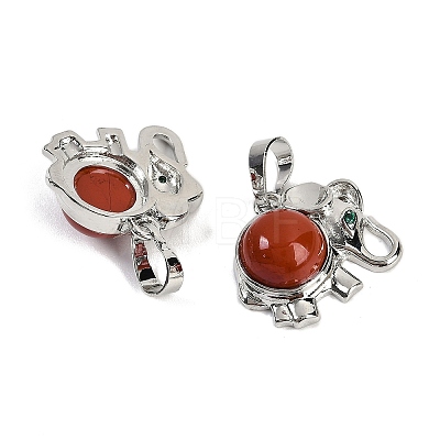 Natural Red Jasper Pendants G-I374-A-P22-1