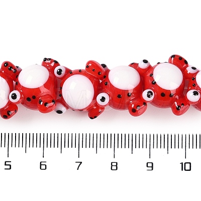 Handmade Lampwork Beads Strands LAMP-P066-07A-1