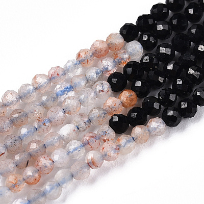 Natural Mixed Gemstone Beads Strands G-D080-A01-03-09-1
