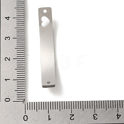 304 Stainless Steel Connector Charms STAS-R117-05P-1