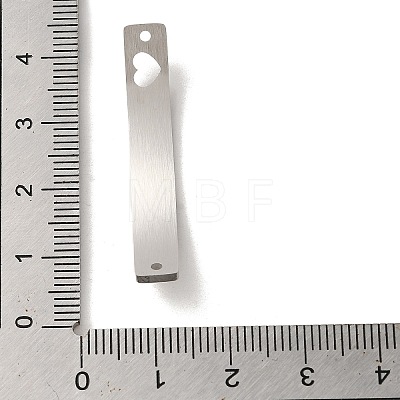 Tarnish Resistant 304 Stainless Steel Connector Charms STAS-R117-05P-1