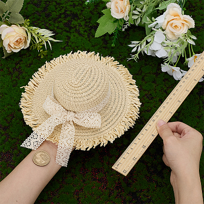 Straw Hat for Dolls DOLL-WH0002-42A-1