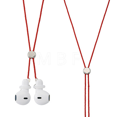 2Pcs Polyester Earphone Cord Straps HJEW-TAC0165-1