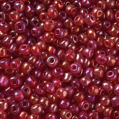 (Repacking Service Available) Round Glass Seed Beads SEED-C016-4mm-165-1