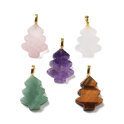 Natural Mixed Stone Pendants G-A203-01-G-1