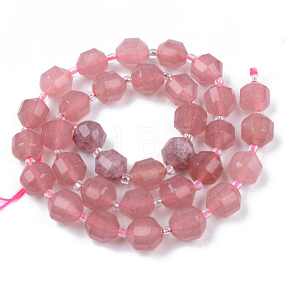 Natural Chalcedony Beads Strands X-G-R482-29-10mm-1
