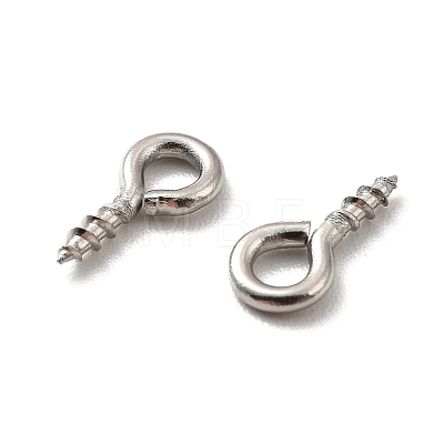304 Stainless Steel Screw Eye Pin Peg Bails STAS-E044-07P-01-1