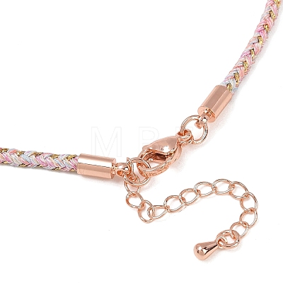 2.5MM Round Nylon Cotton Cord Necklace Making NJEW-C106-01RG-06-1