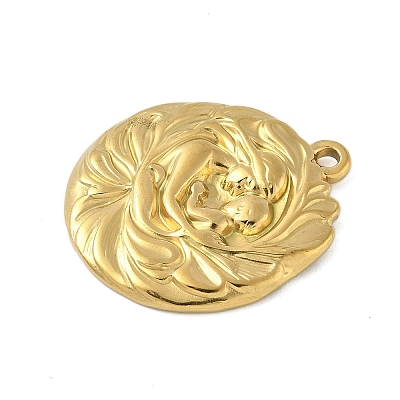 Mother's Day 304 Stainless Steel Pendants STAS-D376-22G-1