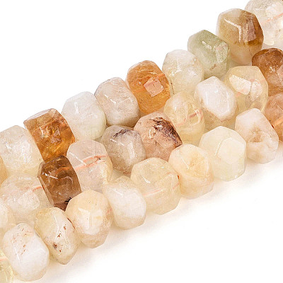 Natural Citrine(Heated) Beads Strands G-N347-17A-05-1
