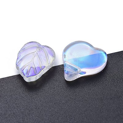 Electroplate Transparent Glass Beads EGLA-L027-D09-1