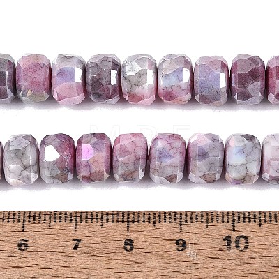 Anti-Tarnish Electroplate Glass Beads Strands GLAA-T025-10mm-11K-1