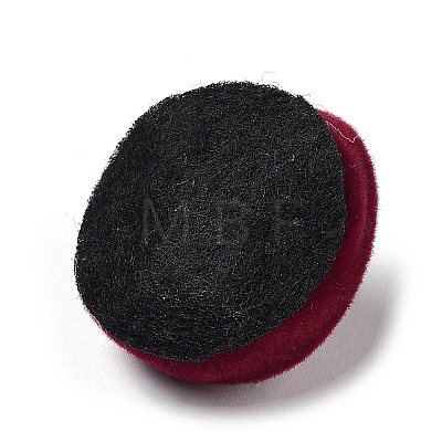 Velvet Cloth Fabric Cabochons FIND-K014-01A-1