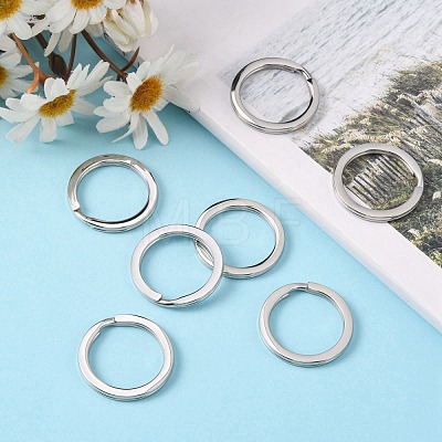 304 Stainless Steel Keychain Clasp Findings STAS-28D-1