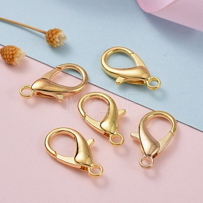 Zinc Alloy Lobster Claw Clasps E107-G-NF-1