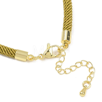 4.5MM Round Nylon Milan Cord Bracelet Making BJEW-I245-01G-31-1