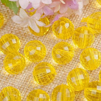 Transparent Acrylic Beads TACR-NH0001-C-11-1