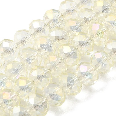 Electroplate Glass Beads Strands LS-EGLA-D020-8x5mm-70-1