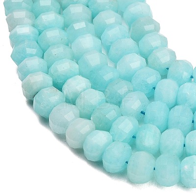 Dyed Natural White Jade Beads Strands GG-CBA9106-01O-1