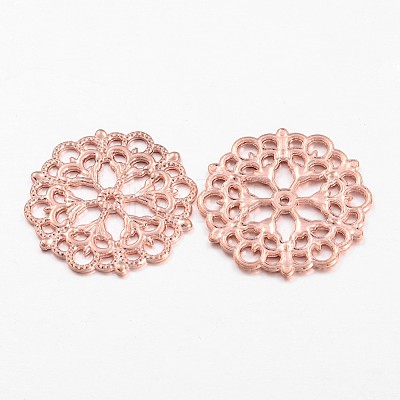 Tibetan Style Filigree Joiners Links LS-TIBE-A11623-RG-LF-1