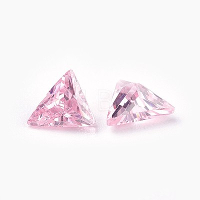 Cubic Zirconia Pointed Back Cabochons ZIRC-WH0001-A02-1